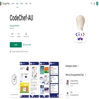 Logo of the Codechef-AU app, launched in 2020