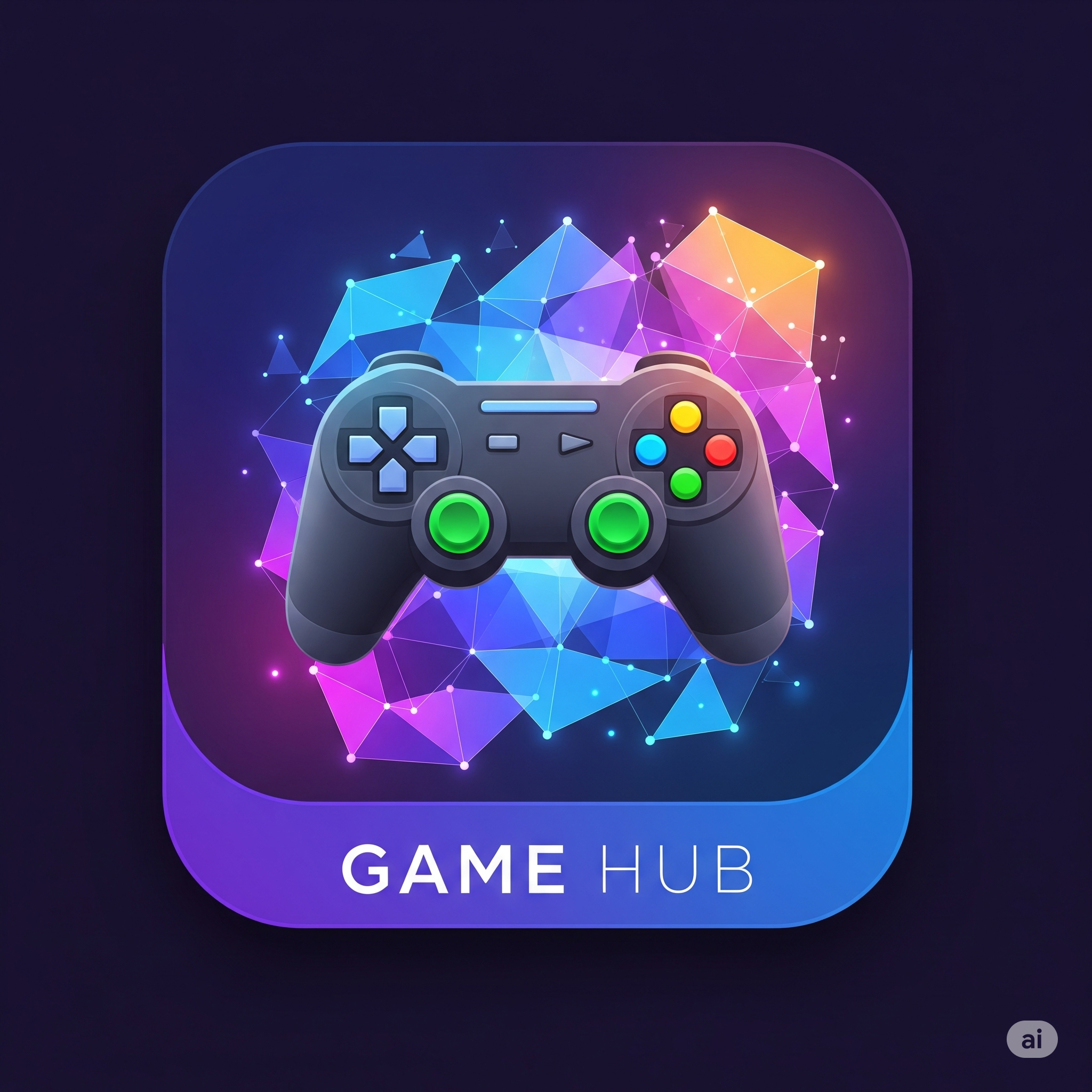 Screenshot of Game Hub app